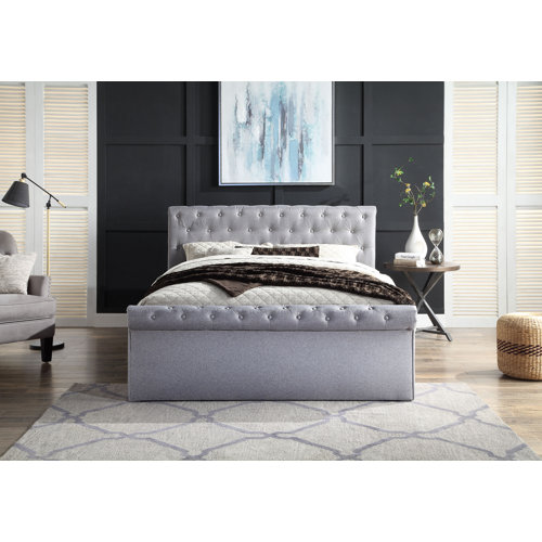 Etta Avenue Dorian Upholstered Ottoman Bed & Reviews Wayfair.co.uk
